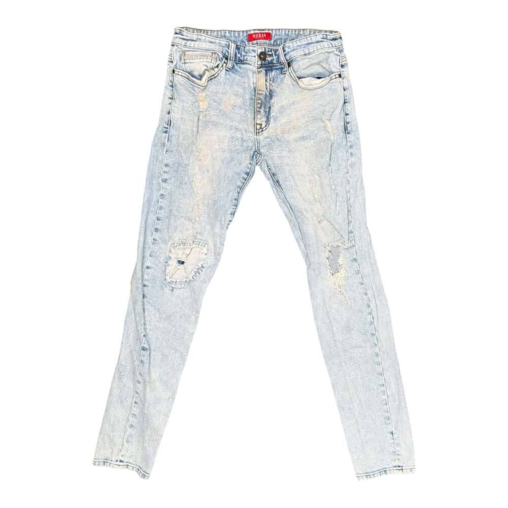 Guess Slim Tapered Distressed Jeans 32x32
